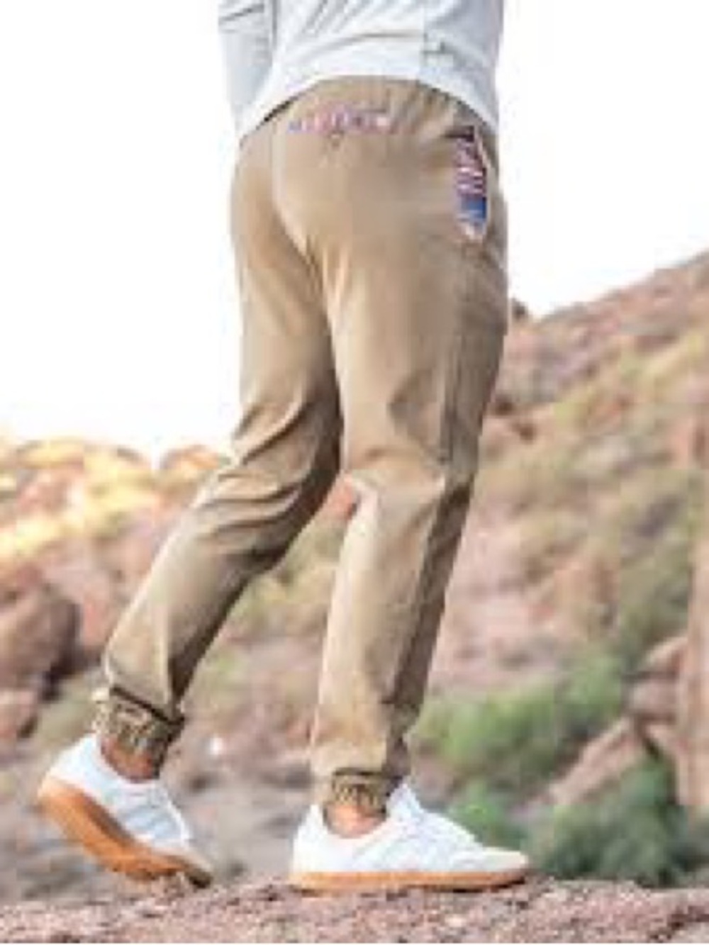 Wowie Pants Rambler Joggers Brown with Aztec Themed Design Unisex  size M